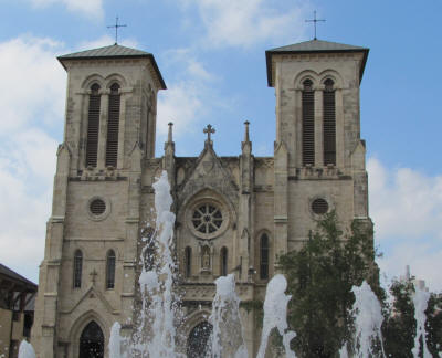 San Fernando Cathedral fountains